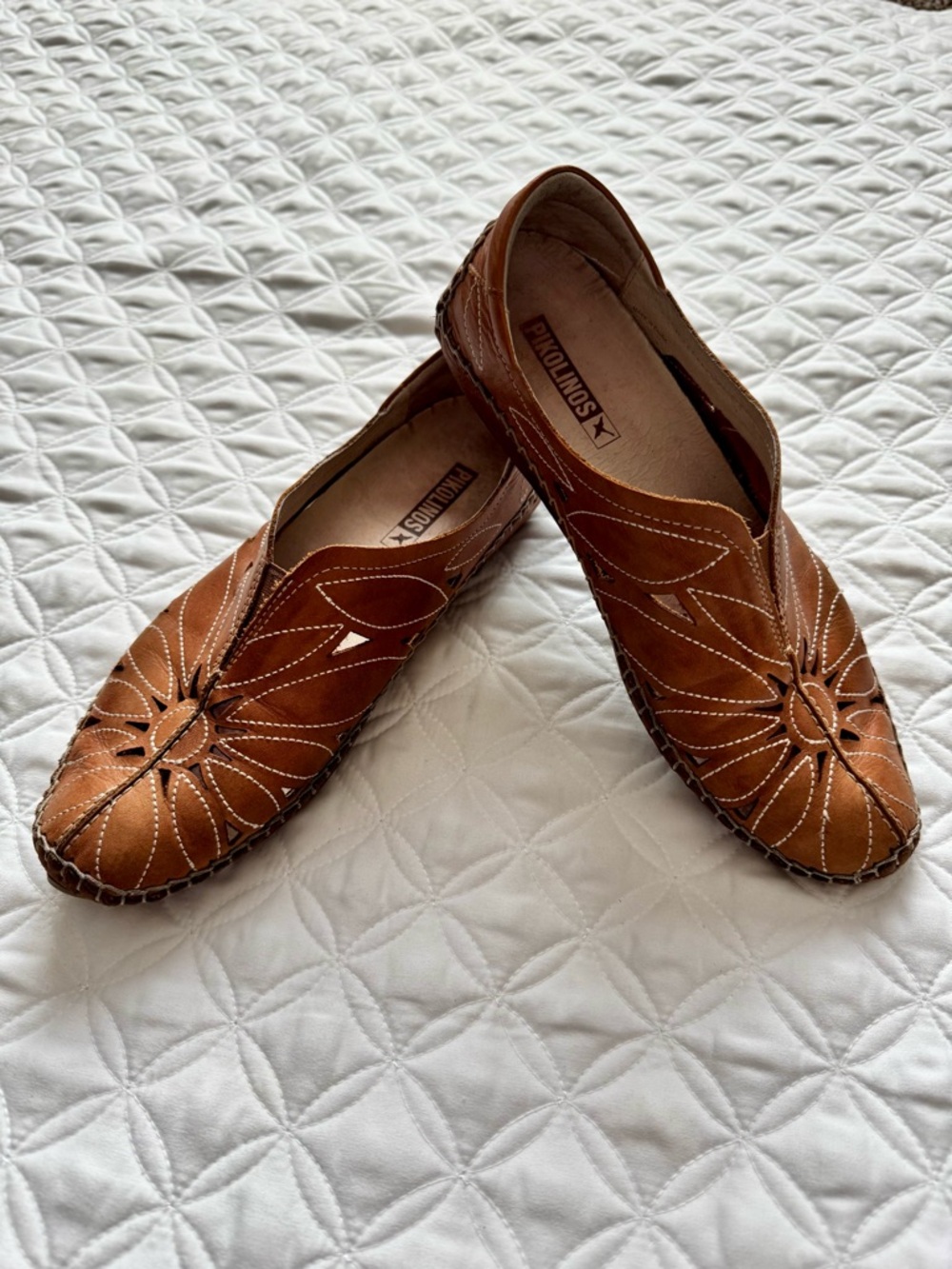 PIKOLINOS Jerez Slip-on Leather Moccasins Flats Size EU 37, US 6.5-7 - Picture 3 of 16
